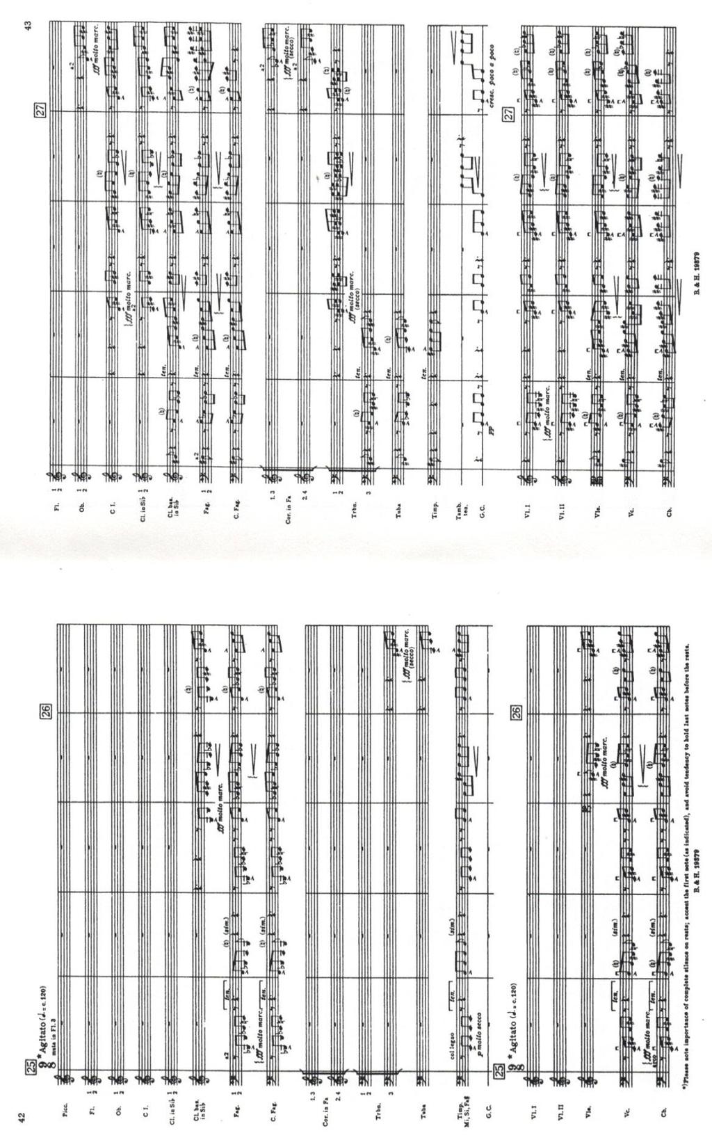 Appendix IV: Score of Vision III of Sinfonia Sacra from RM.25.