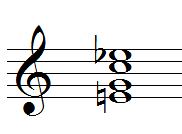 thusly: *A+ four-note chord which can be described as major-minor : the triadic configuration which contains both major and minor thirds in relation to the same root.