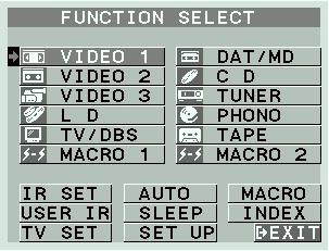 Use the remote to move the pointer (hand-shaped icon) on the on-screen display and select functions.