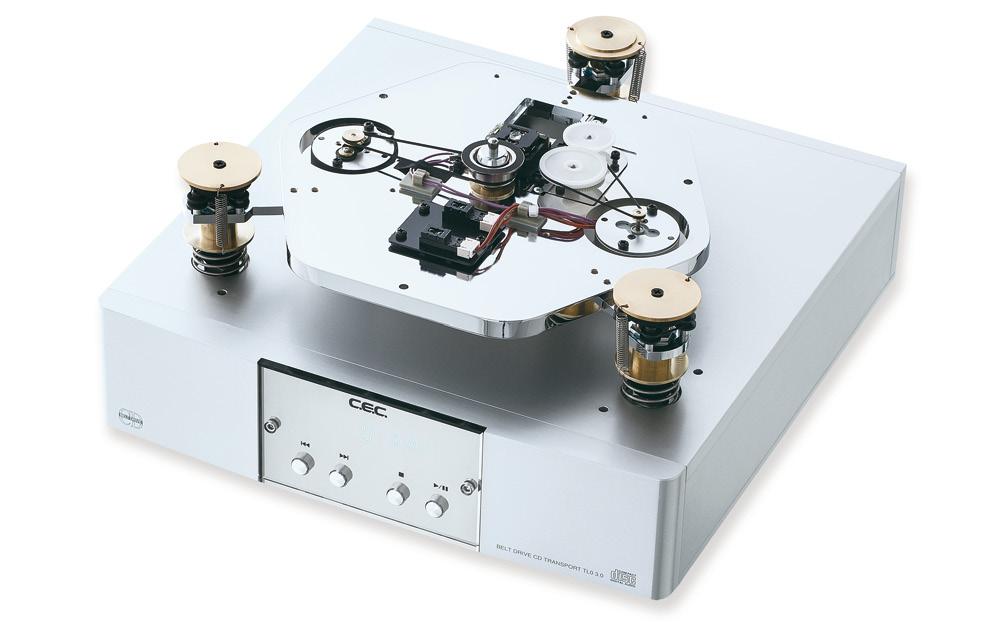 The CEC TL0 3.0 is reminiscent of the double-decker sub-chassis design of a high quality analogue drive.