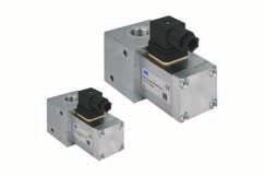 Solenoid s Solenoid s EMVO Nominal diameter from 12 mm to 25 mm Suitability for Industry-Specific Applications Applications Solenoid valve for use at high volume flow rates in systems with large