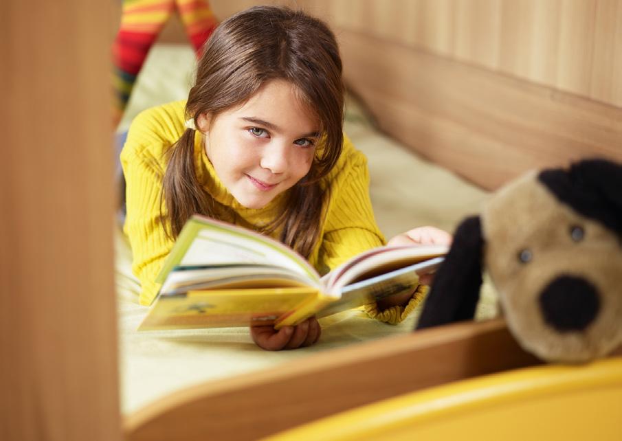 Spread reading material around your home When reading materials are easy to access, children are more likely to pick something up and start reading.
