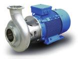 Pompe centrifugale Pompe centrifugale din inox pentru industria alimentară şi farmaceutică, dezvoltate pentru aplicaţii igienice Proprietăţi specifice: pompe centrifugale orizontale şi verticale şi