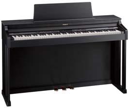 New HP-Series Lineup Rosewood finish Satin Black finish From here on, this will become the standard for digital vertical pianos.