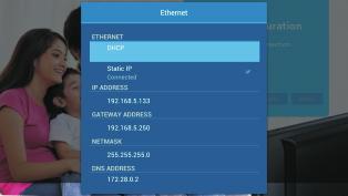 Internet configuration Set up your internet connection by Ethernet settings or Wifi settings. 3.