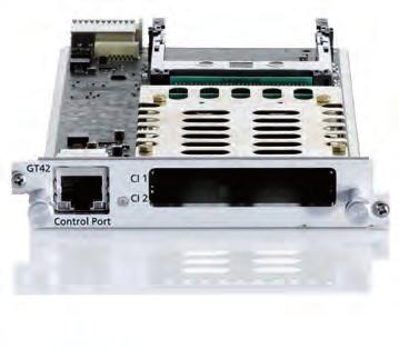 interface for CAS connection 4x Common Interface ( DVB-CI ) slots per module CAM watchdog - auto reset on descrambling failures