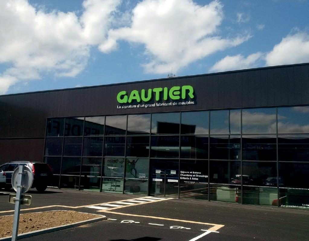 A FRENCH FRANCHISE: MADE IN VENDÉE A DYNAMIC, ATTRACTIVE NATIONAL NETWORK Since 2005, Gautier has built up a network of over 55 stores in France, so customers do not have to travel far to find top