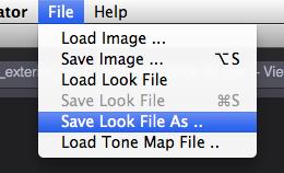3.4 Saving the Look File and a rendered picture 3.4.1. Saving the Look File Please make sure that you have a SD card ready, which had been formatted in an ALEXA camera.