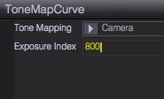 Loading a ToneMapCurve Load another tone map curve and select it then as described in 3.3.4. 3.3.6.