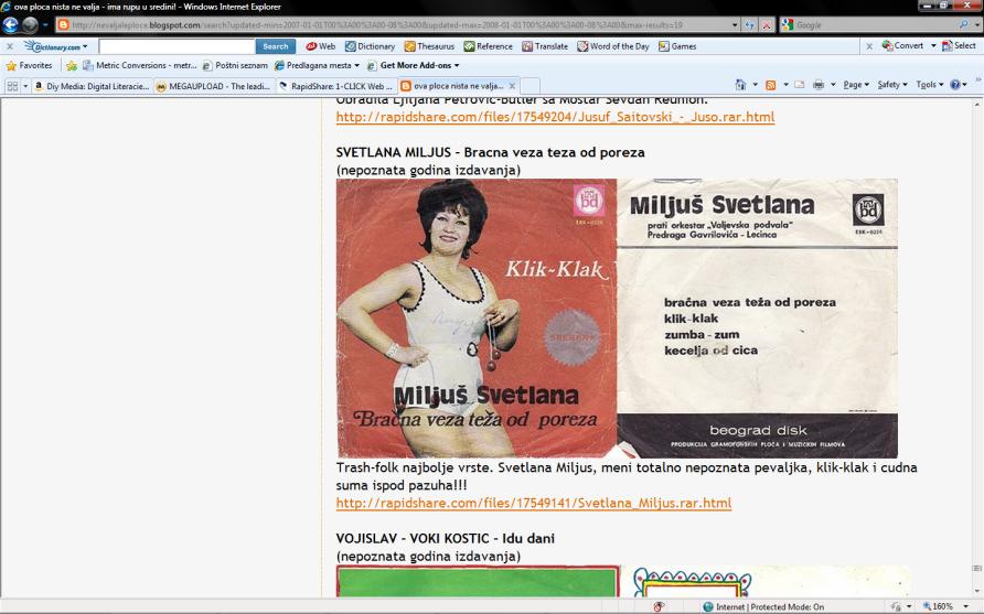 Svetlana Miljus, meni totalno nepoznata pevaljka, klik-klak i cudna suma ispod pazuha!