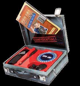 Grab this suitcase and find out! ITEM #69P3 Spy Kit! 17.