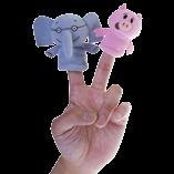 stick together! ITEM #74P3 4 Paperbacks & 2 Finger Puppets! 24.