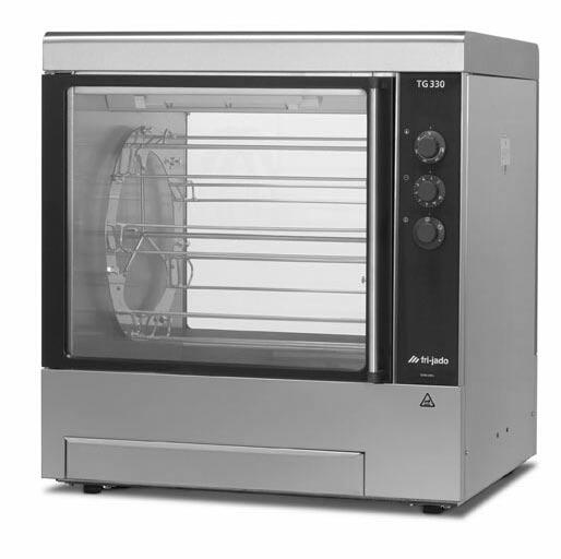 INSTALLATION MANUAL TG - ROTISSERIE OVEN MODELS MODELS Manual controls TG110 H TG330 H TG550 H Model TG330 H - NOTICE - This manual is prepared for the use of trained Service Technicians and should