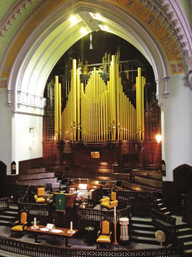 The organ at St. James United Church, Montréal The genealogy of a restored instrument By Andrew Forrest The present pipe organ at St.
