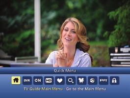 en. sly ARVIG DIGITAL TV I-GUIDE QUICK REFERENCE GUIDE Quick Menu MenuThe Quick Menu feature buttons onshortcuts your remote Use uickthe Menu* provides to the provides shortcuts todirectly theto key