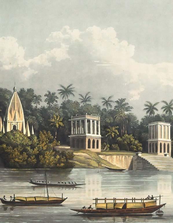 50. FORREST, Lieut-Col. Charles Ramus. A picturesque tour along the Rivers Ganges and Jumna in India. L. Harrison for R. Ackermann, London, 1824 [text watermarked 1824; plates, 1824-1825].