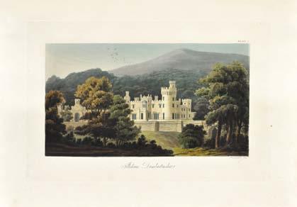 70. LUGAR, Robert. Plans and views of ornamental domestic buildings, executed in the castellated and other styles. M. Taylor, London, 1836.