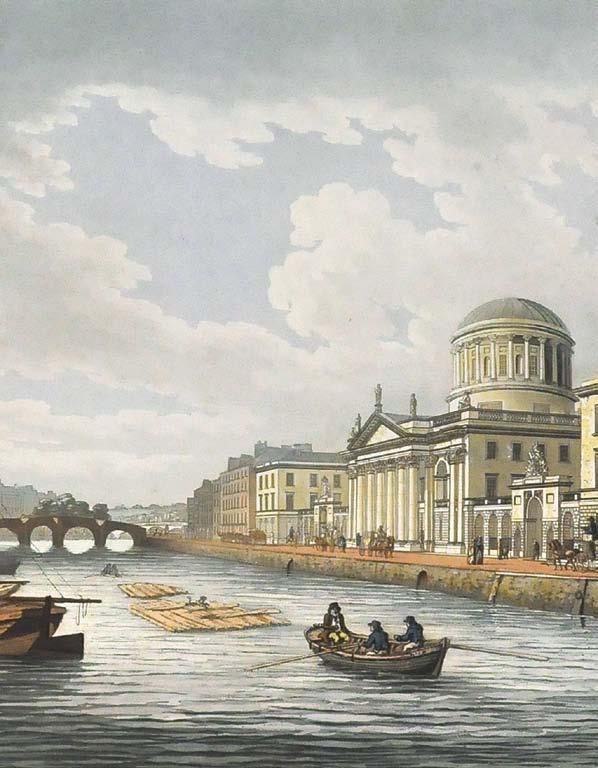 73. MALTON, James A picturesque and descriptive view of the city of Dublin. n.d. circa 1818 The very rare coloured issue. The finest colour plate book on Ireland.