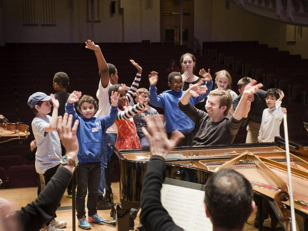 When Andsnes launches into a stormy cadenza from the second movement of Beethoven's 3rd Concerto, the children in their makeshift den squeal with delight and surprise.