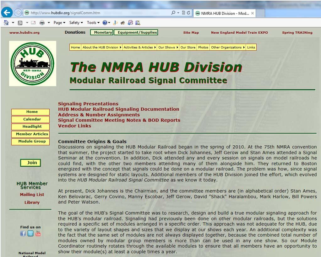 HUB Division Website http://www.