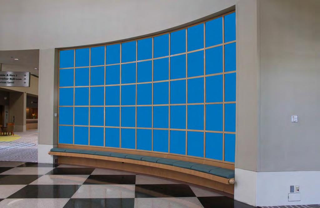 SIGNAGE OPPORTUNITIES FOR DISNEY S CONTEMPORARY RESORT BRAND YOUR MEETING 1305F 1200F Rotunda Walls 1305F - West Rotunda Wall Graphic (pictured) Full-wall, 55 Tiles $5,000 1200F - East Rotunda Wall