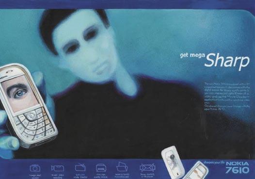 Advertising Advertisement of nokia handset- This was