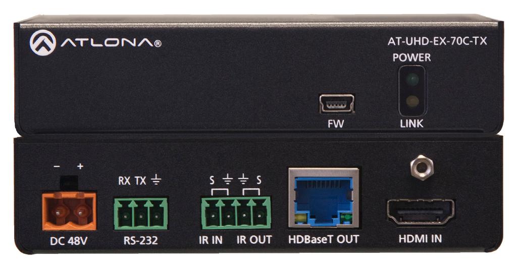 K/UHD HDMI Over HDBaseT TX/RX with Control and PoE