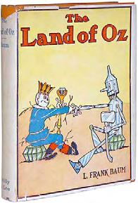 BAUM, L. Frank. The Land of Oz: A Sequel to The Wizard of Oz. Chicago: Reilly & Lee 1939. Later printing, with dozens of full-page and intext illustrations by John R. Neill.