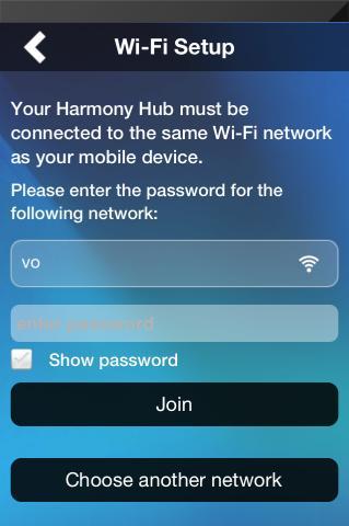 4. Tap Continue on the welcome screen. The option to buy a Harmony Smart Control is also offered from the welcome screen. 5. When prompted, tap Set Up Remote. 6.