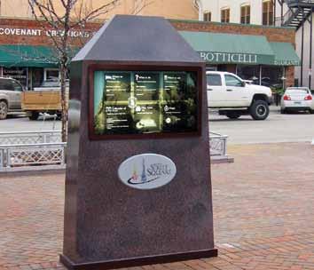 Outdoor Applications Enclosures & Kiosks Save money and make your kiosks more efficient with DynaScan high bright LCDs.
