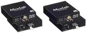 6G-SDI Fiber Extender Kit Part # 500712 The 6G-SDI Fiber Extender Kit allows 6G-SDI to be transmitted up to 60,000ft (20km) via a one singlemode fiber cable in a point-to-point configuration at all