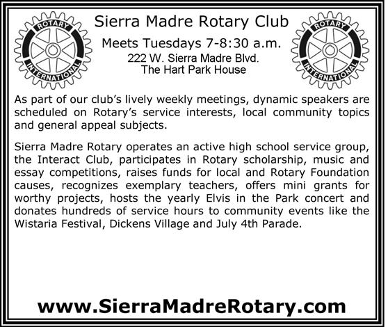 meetings listed below are held at City Hall 232 W. Sierra Madre Blvd. Sierra Madre, Ca.