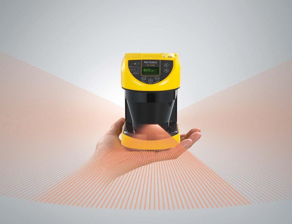 Type 3 Safety Laser Scanner SZ Series Advanced safety laser scanner functionality in a space-saving, compact design Compact size The SZ Series is compact and lightweight (weighing approximately 1.