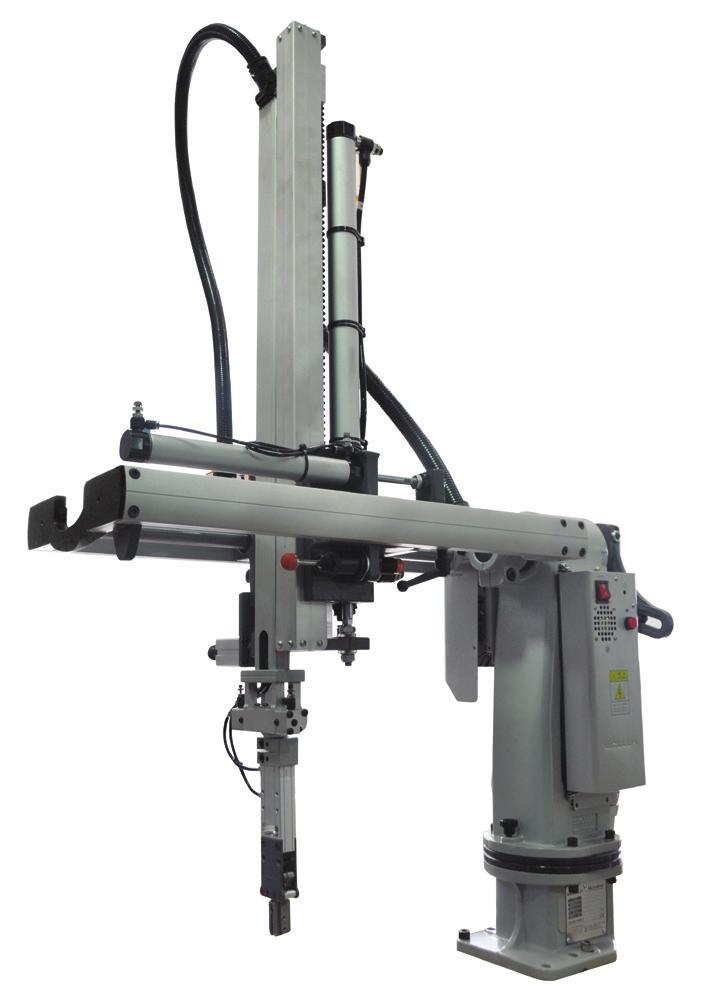 PNEUMATIC PICKERS Simple swing adjustment between 50-90º Easy changeover between operator or non-operator side Dual rail strip axis allows for fast and stable movement with low vibration Linear