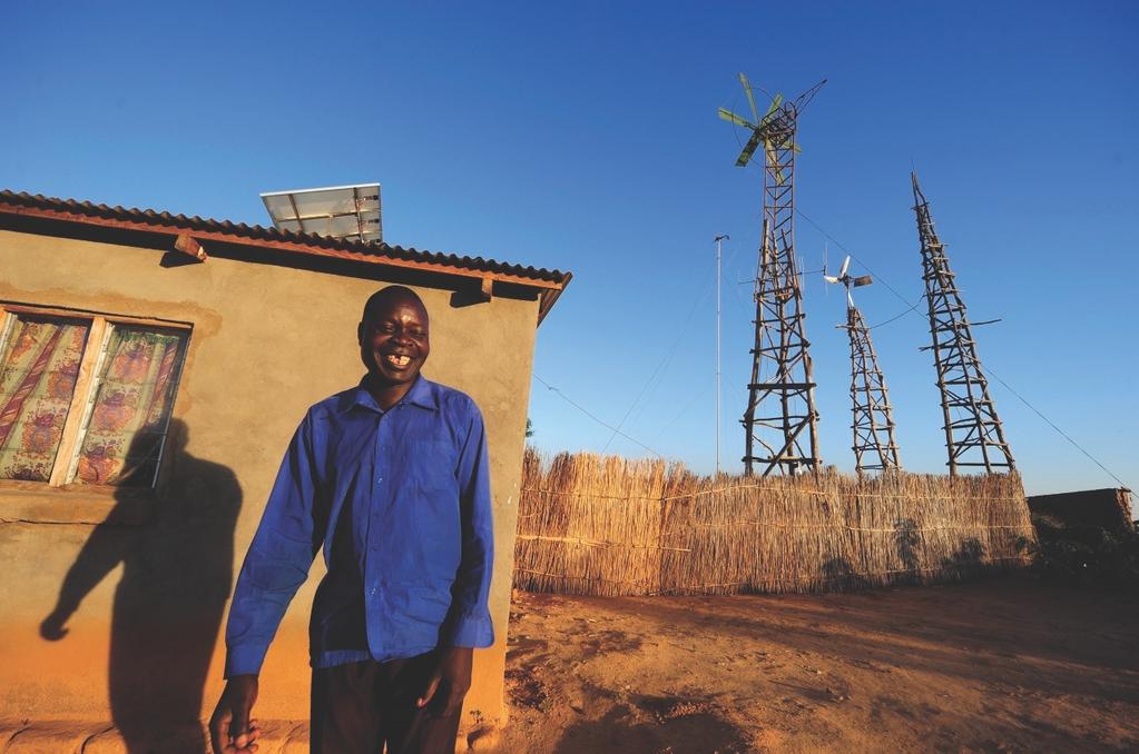 NEWS ARTICLE A Young Tinkerer Builds a Windmill, Electrifying a Nation Sarah Childress SCAN FOR MULTIMEDIA 1 2 3 4 BACKGROUND Malawi is a landlocked country in southeastern Africa, one-fifth of which