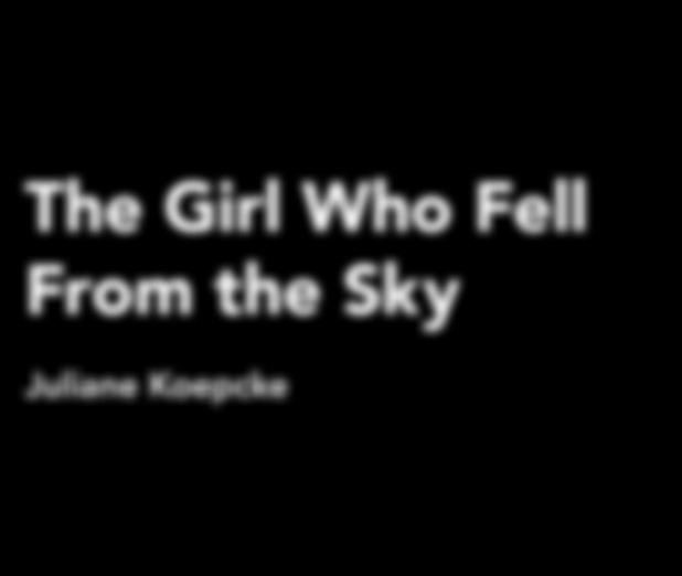 Personal Narrative The Girl Who Fell From the Sky Juliane Koepcke SCAN FOR MULTIMEDIA About the Author Juliane Koepcke (b.