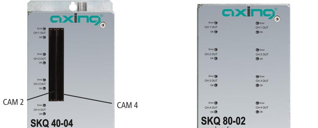 Operation instructions SKQ 40-0x SKQ 80-0x SKQ 40-0xM SKQ 80-0xM 4. Use of CA modules 4.1.