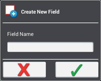 it. 3. Tap. Select a field 1. At the Home screen, tap. 2. Tap a field in the list. 3. At the Materials setup screen, with the current channel selected, tap Flow Calibration.