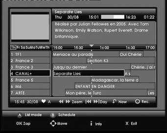 DVR6200T_6400T_EN.book Page 20 Jeudi, 18. octobre 2007 11:17 11 9-8 ELECTRONIC PROGRAMME GUIDE The electronic programme guide displays information on programmes for all the channels.