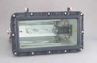 Explosion proof Floodlight ST23 1 24 Part no. 5101001700-xxx Lamp base HST/HIT lamp (not included) E40 230 V AC 50 Hz or 60 Hz Explosion proof floodlight, max.