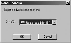 Transferring Your Scenario to a Memory Card Once your scenario is saved, you can transfer it to a memory card or USB storage device. You can use any of the following standard cards.