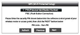 test result is shown on the screen. WPS To start the Wi-Fi Protected Setup. BDP-93 supports the WPS standard to provide an easy and secure establishment of a wireless home network.