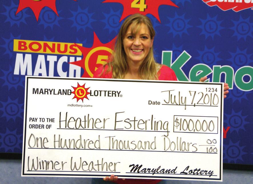$100,000 top-prize Winner Weather scratch-off to