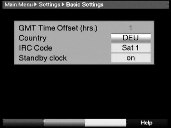 6 Settings You have now connected your digital receiver, and commenced operating it. You can, if you wish, still optimize the settings of the digital receiver in accordance with your preferences. 6.