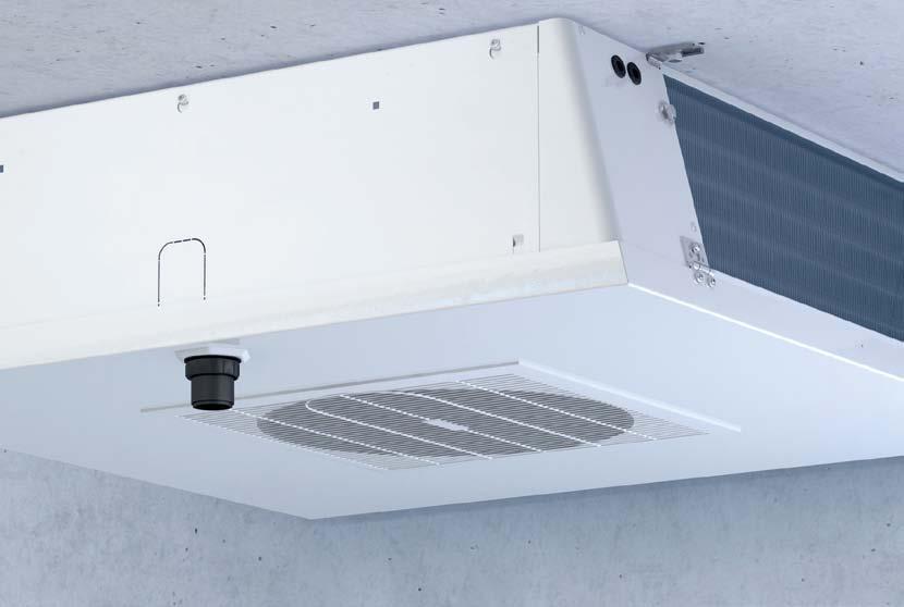 Fans Fans are wired to an internal distribution box With built-in protector, according to VDE provisions Permissible motor ambient temperatures: -30 C bis +60 C Available fan diameter: 350 mm