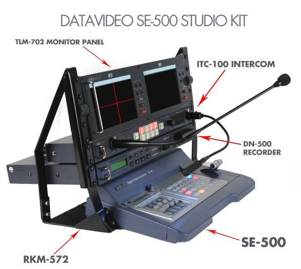 DATAVIDEO SE-500 STUDIO KIT Take a look at Datavideo s SE-500 Studio Kit.