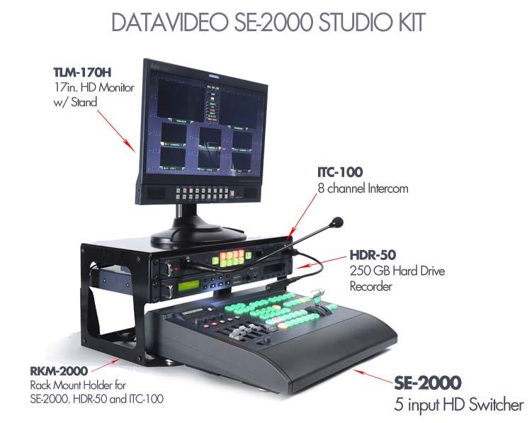DATAVIDEO SE-2000 STUDIO KIT Take a look at Datavideo s SE-2000 Studio Kit.