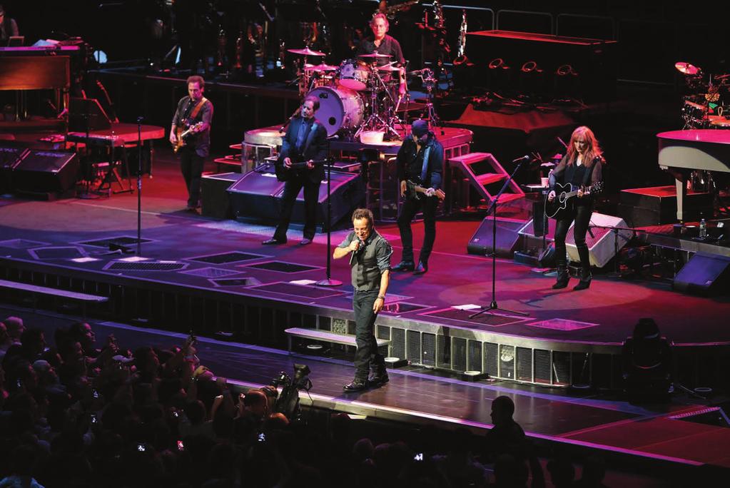 CONCERTS Above: Cooper says the band uses Shure SM58 mics for all vocals.