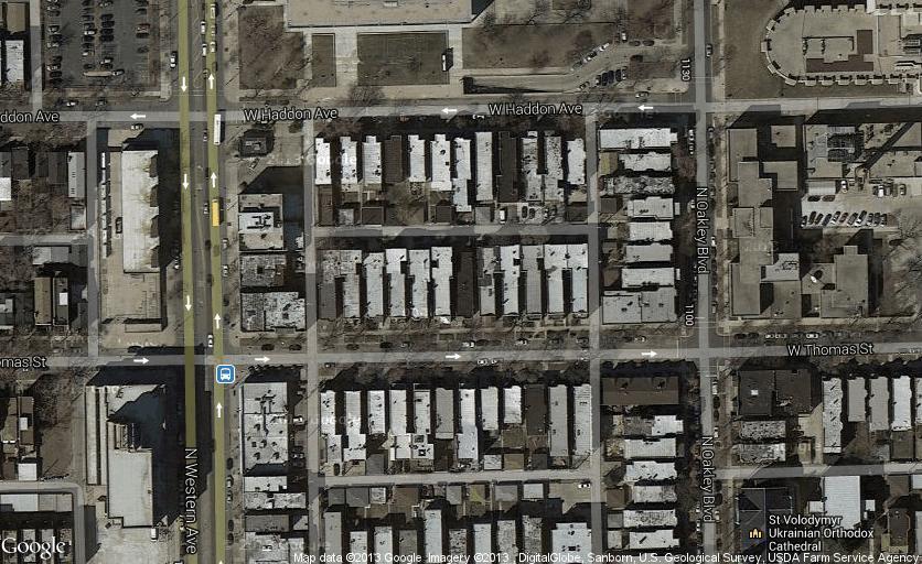 Home-Turf Aerial Image Report for 2328 W Thomas, Chicago, IL Clemente Achievement Academy Hs, 1147 N Western Ave, 0.