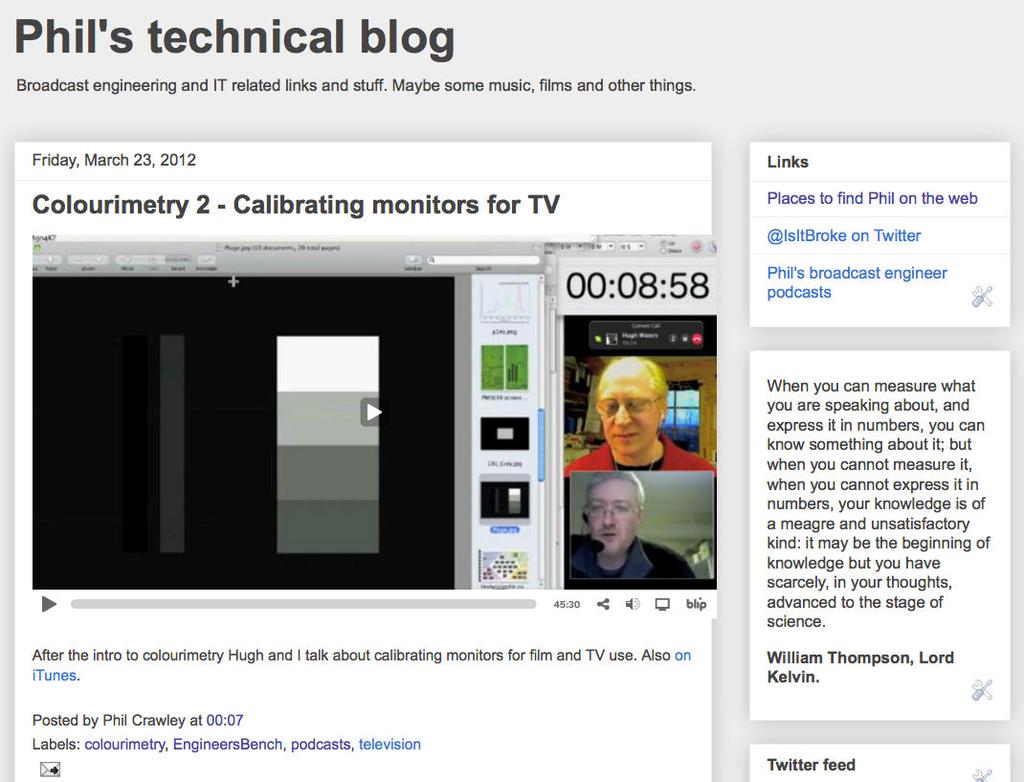 Resources http://tinyurl.com/tvcolour Video podcasts and notes from your truly. http://www.belle-nuit.
